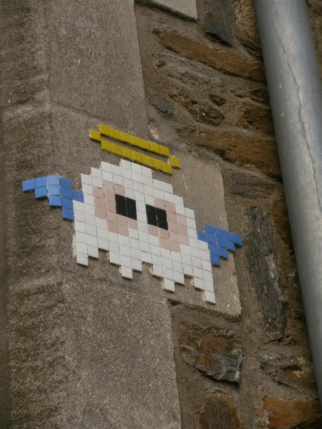 Street art des monstres en mosaïque à Nantes Diaporama nantes