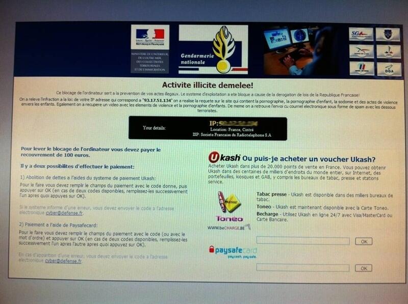 Internet Un Faux Message De La Gendarmerie R Clame Et Bloque L