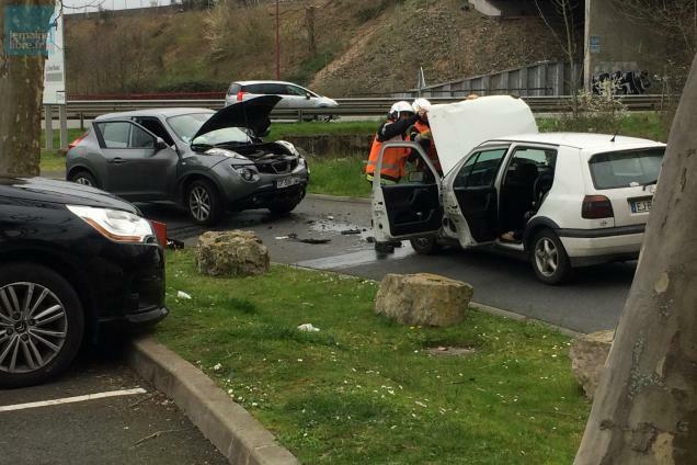 Saint Saturnin Choc Frontal Entre Deux Voitures En Zone Nord Le Mans