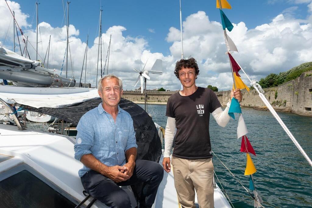 Portrait Avec Son Catamaran En Lin Roland Jourdain Ouvre Une Nouvelle