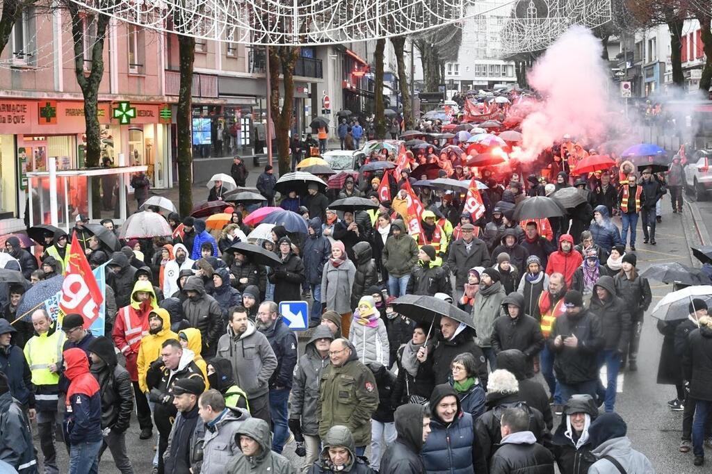 Retraites Grève du 19 janvier bataille de chiffres entre ministère