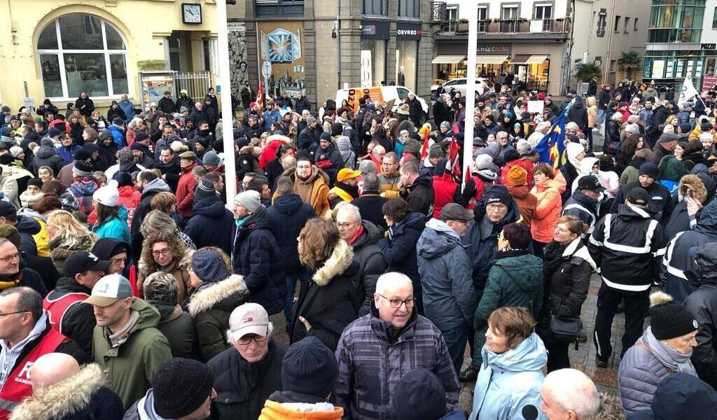 Gr Ve Du Janvier Granville Personnes Disent Non La