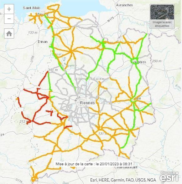 Du Verglas Sur Les Routes DIlle Et Vilaine Plusieurs Accidents Et Des