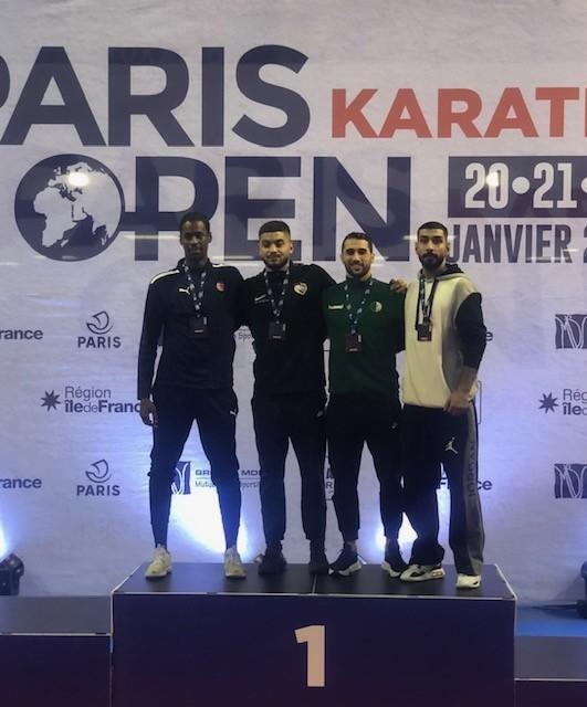 Karaté Open de Paris Dnylson Jacquet en argent le Samouraï 2000