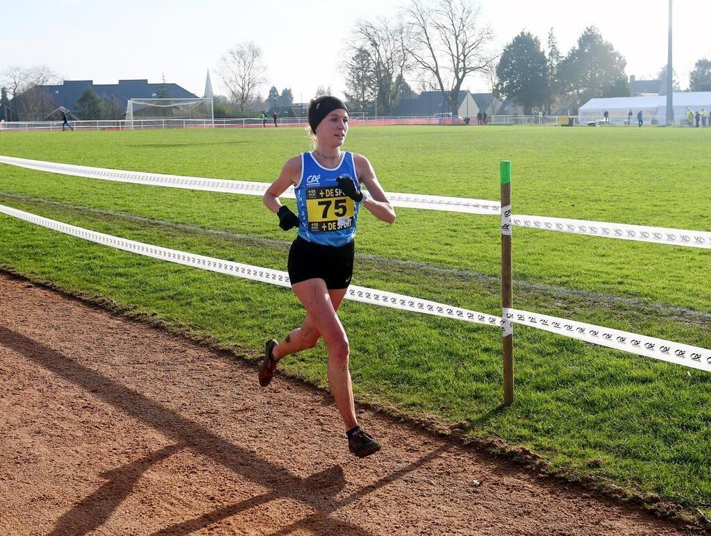 Cross country Championnat de la Manche Romane Lemière et Julien