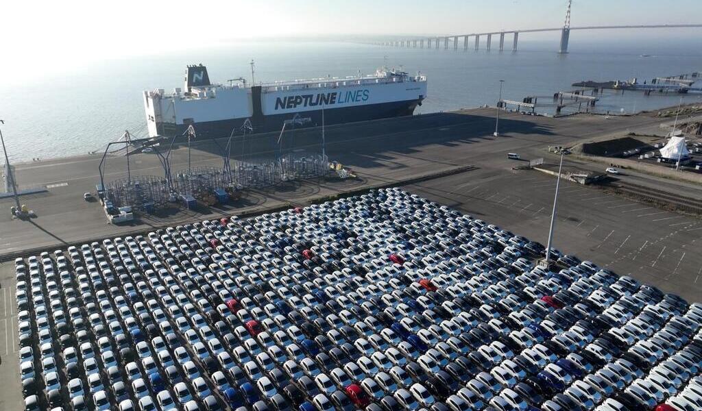 3 100 voitures neuves déchargées un record pour le Grand Port Nantes