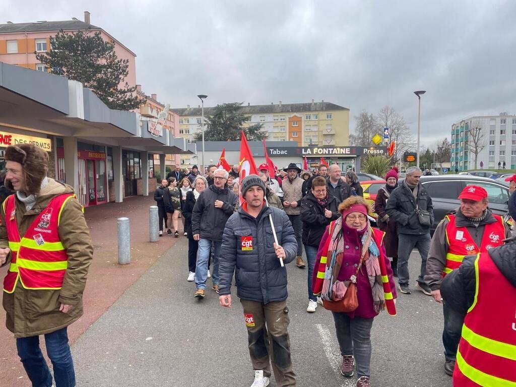 Réforme des retraites Grève du 16 février environ 200 personnes ont