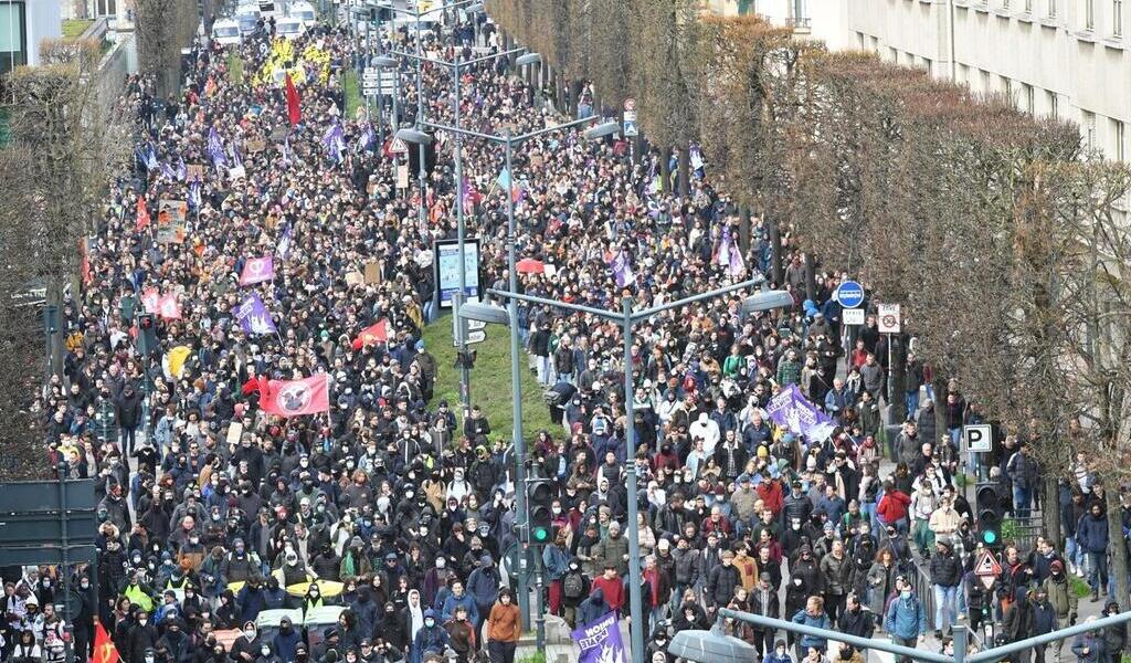 Grève du 28 mars 10e journée de manifestation à Rennes Cest