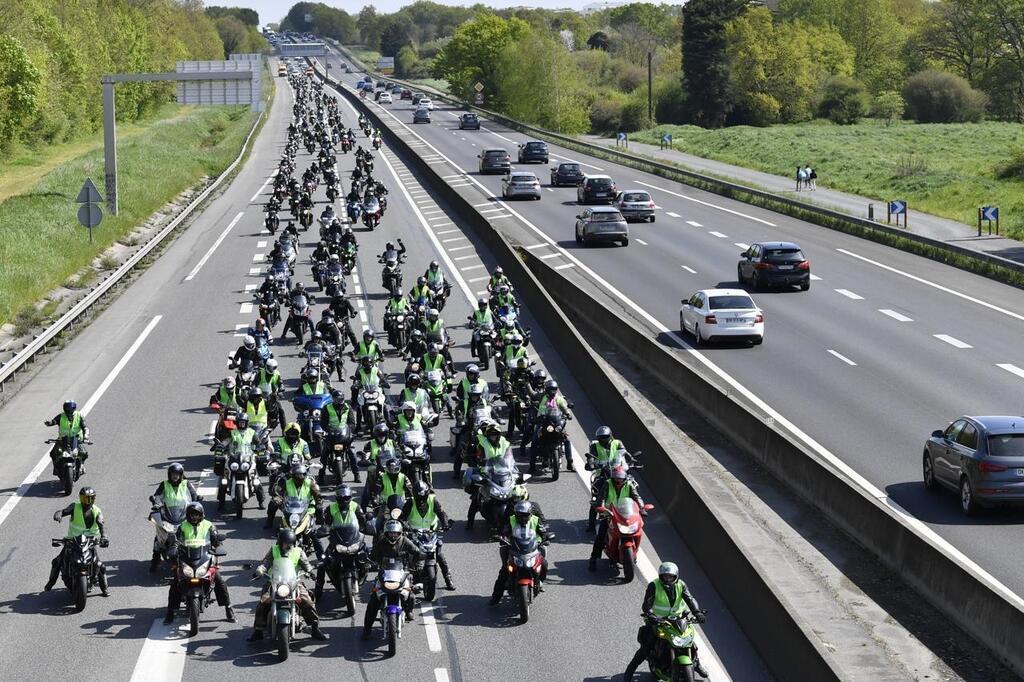 Des motards en colère ralentissent la rocade de Rennes Rennes maville