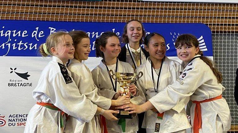 Janz Les Benjamines Championnes De Bretagne De Judo Redon Maville