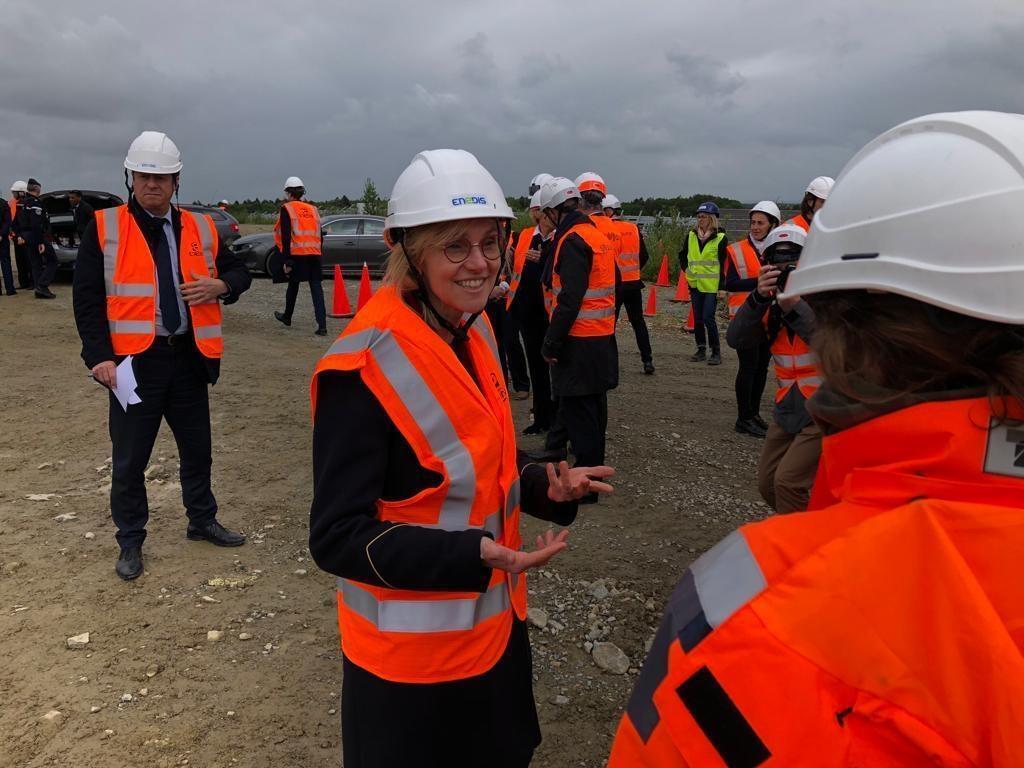 Agnès Pannier Runacher ministre de la Transition énergétique en visite