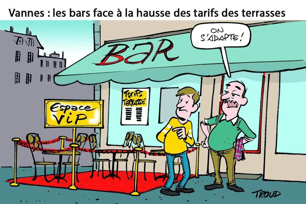 Grogne Autour Des Tarifs De Terrasses Le Dessin De La Semaine De