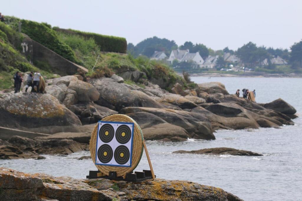 EN IMAGES Tir à larc à Concarneau les flèches des 144 archers ont