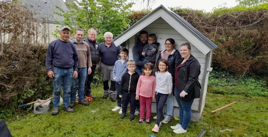 Segré en Anjou Bleu Une cabane à livres installée lors de la journée