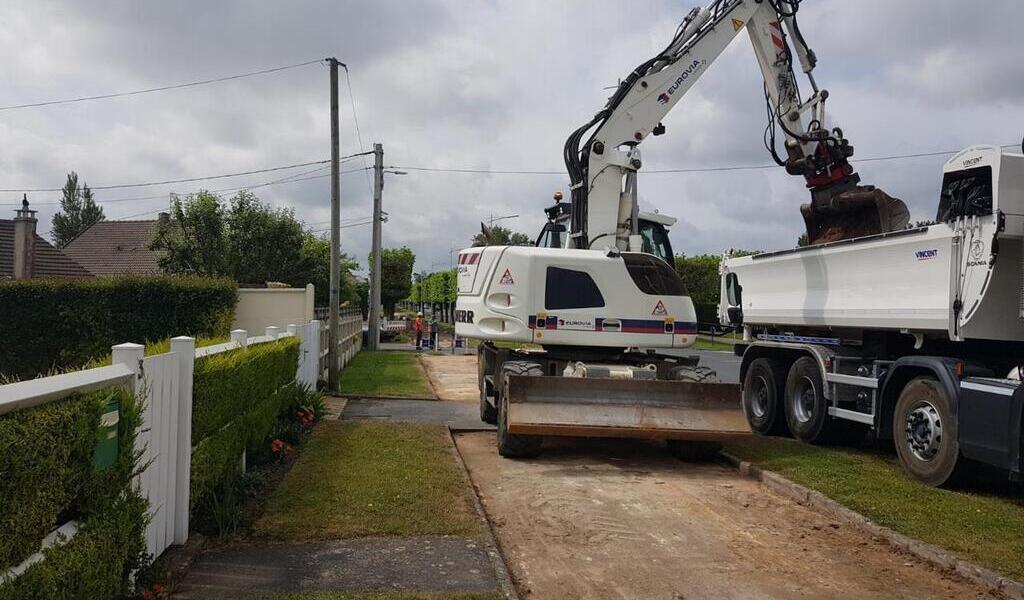 La R Fection Des Pistes Cyclables Est En Cours Ouistreham Caen