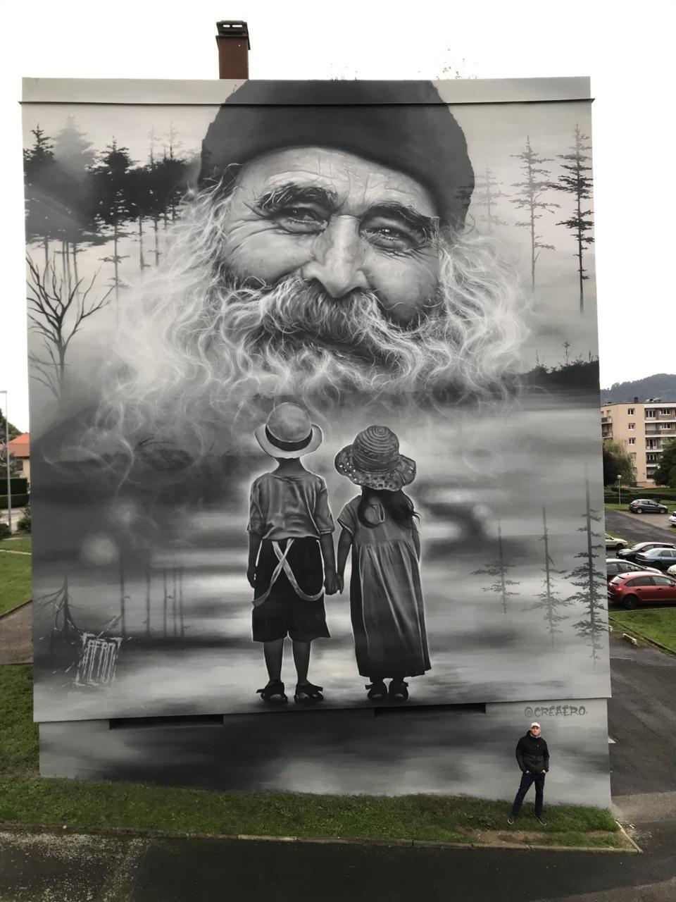 Rennes Le Graffeur Aero Signe Une Peinture Murale Au Mus E Des Beaux