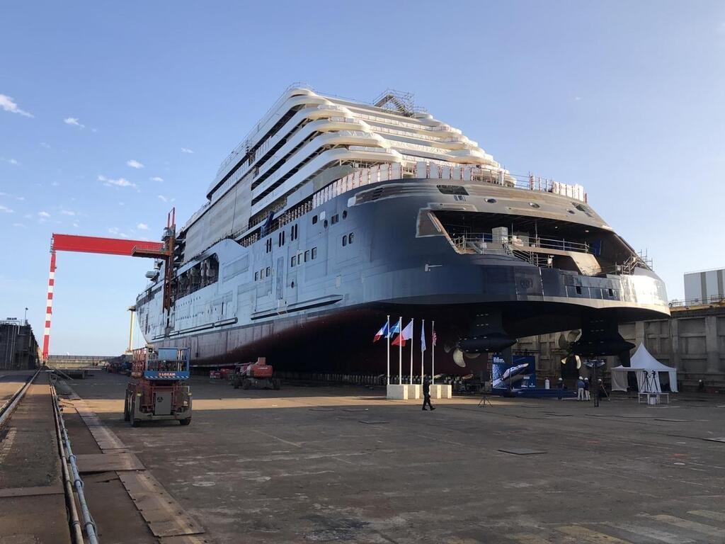 Saint Nazaire Le Super Yacht Ilma D Voile Son Incroyable