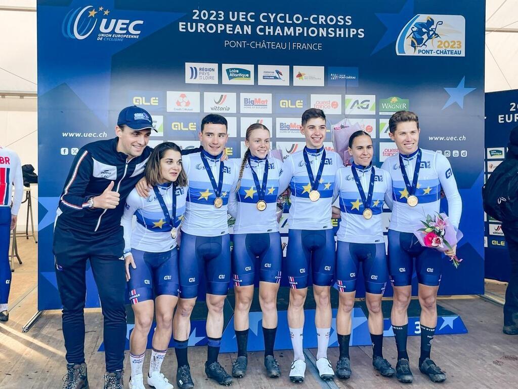 Championnats dEurope de cyclo cross Léquipe de France remporte le