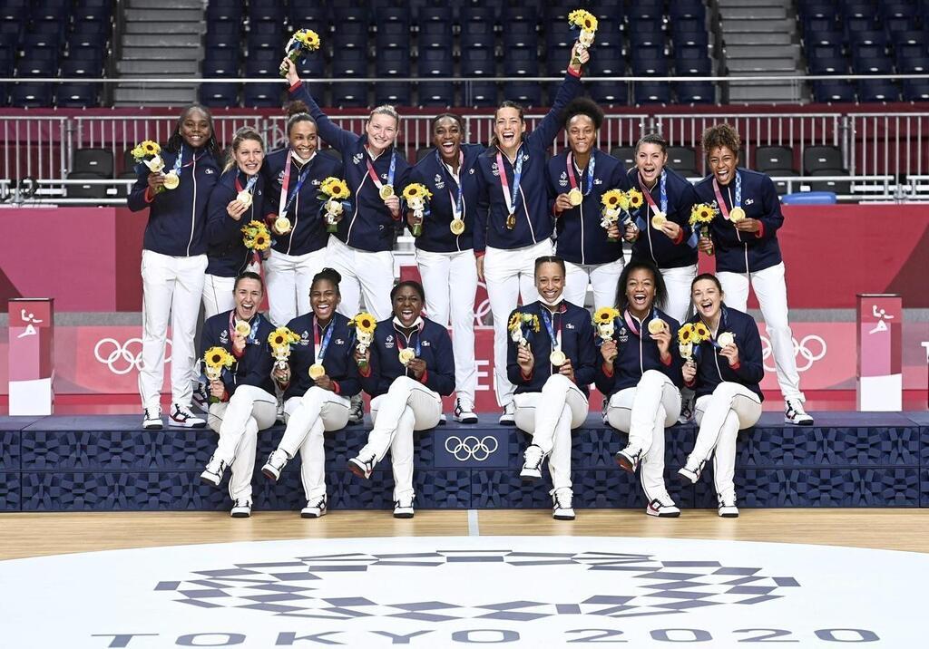 Handball léquipe de France féminine joue aux Palais des sports de