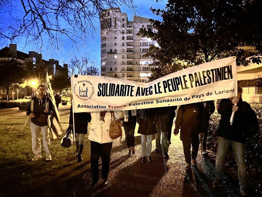 Quatri Me Rassemblement Pour Gaza Lorient Lorient Maville