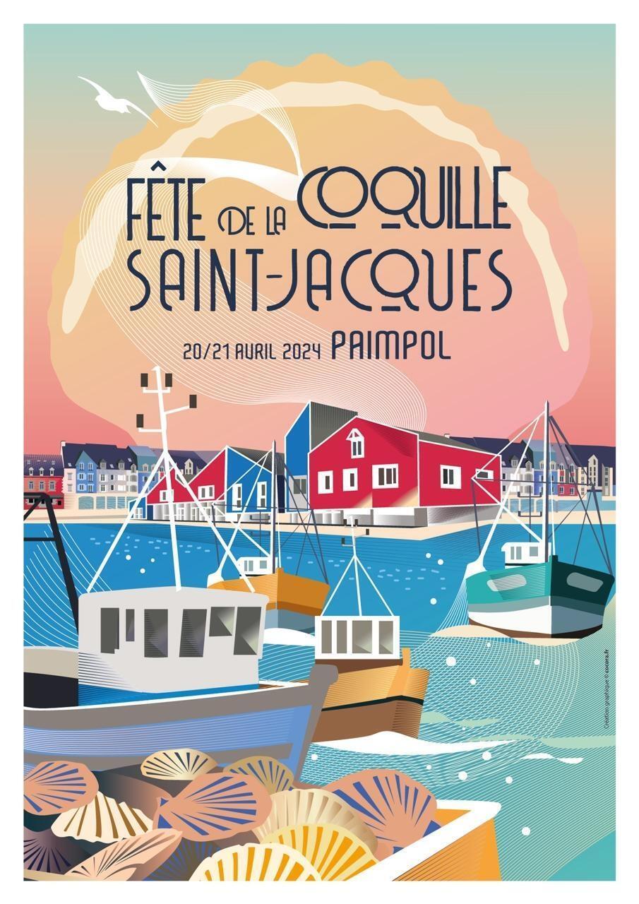 La Fête de la coquille Saint Jacques dévoile le visuel de laffiche de