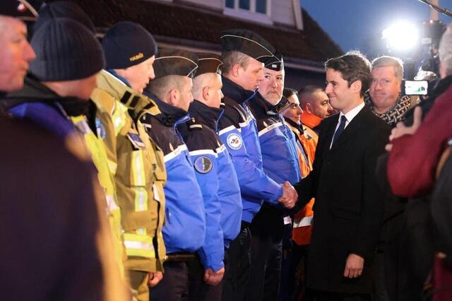 EN IMAGES Retour sur la première journée de Gabriel Attal en tant que