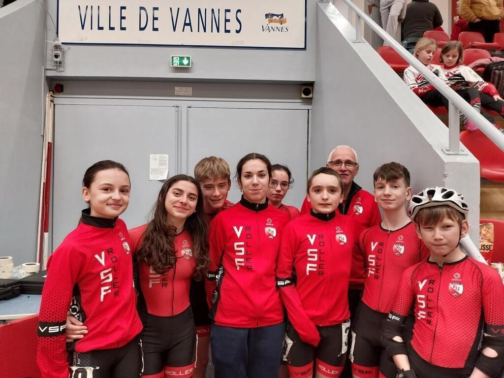 La Ferté Bernard Les jeunes patineurs du VSF roller brillent à Vannes