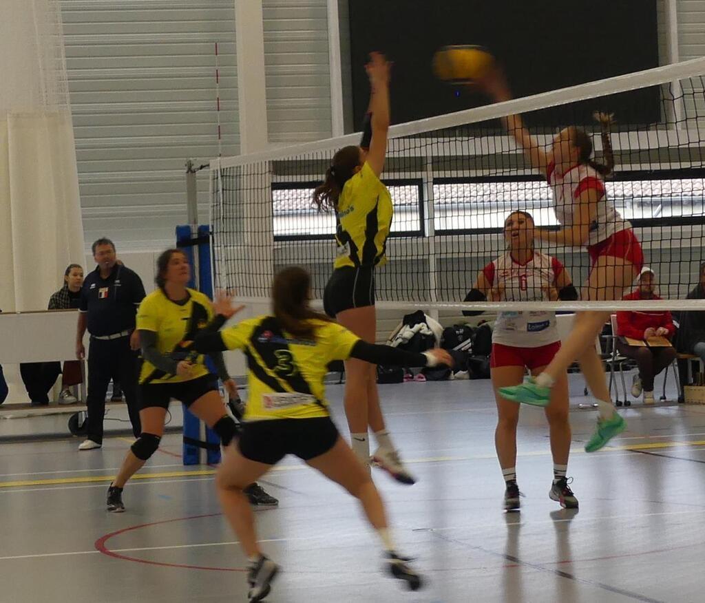 Volley Ball N F Les F Minines De Bouff R Chutent Contre Neuville