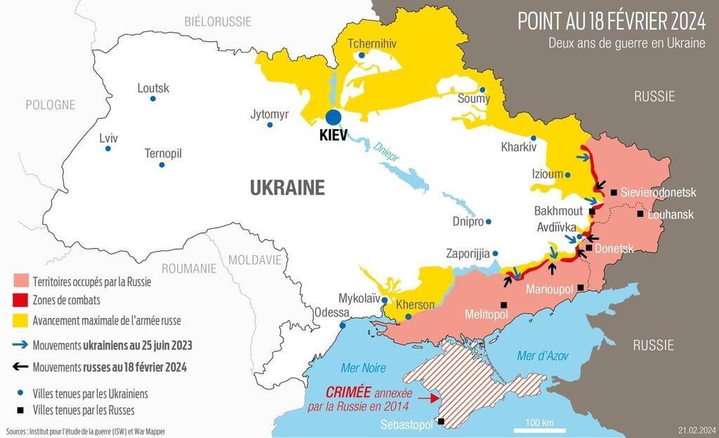 Carte Guerre En Ukraine Deux Ans Et Un Lourd Bilan La Baule