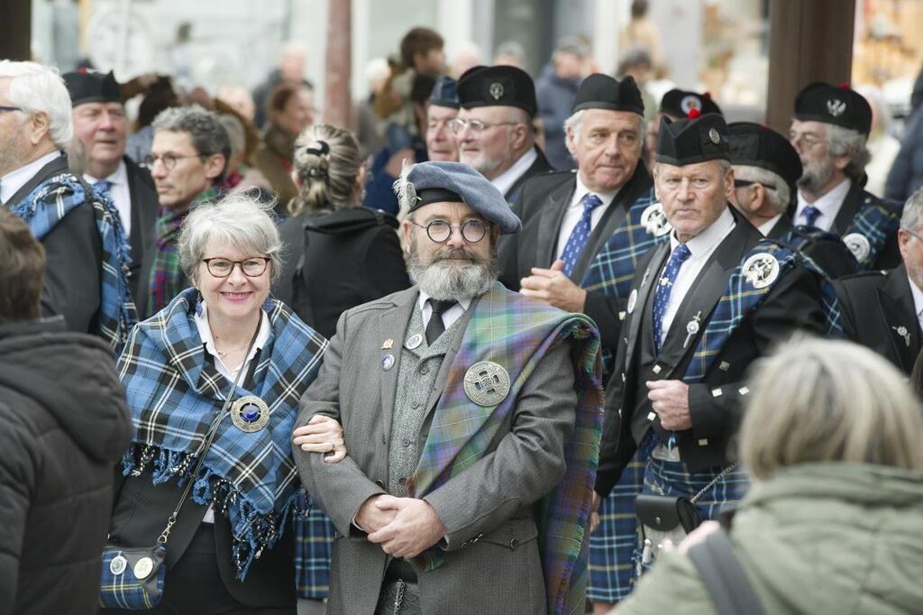 VIDÉO Dans le pays de Lorient être porteur de kilt cest un art