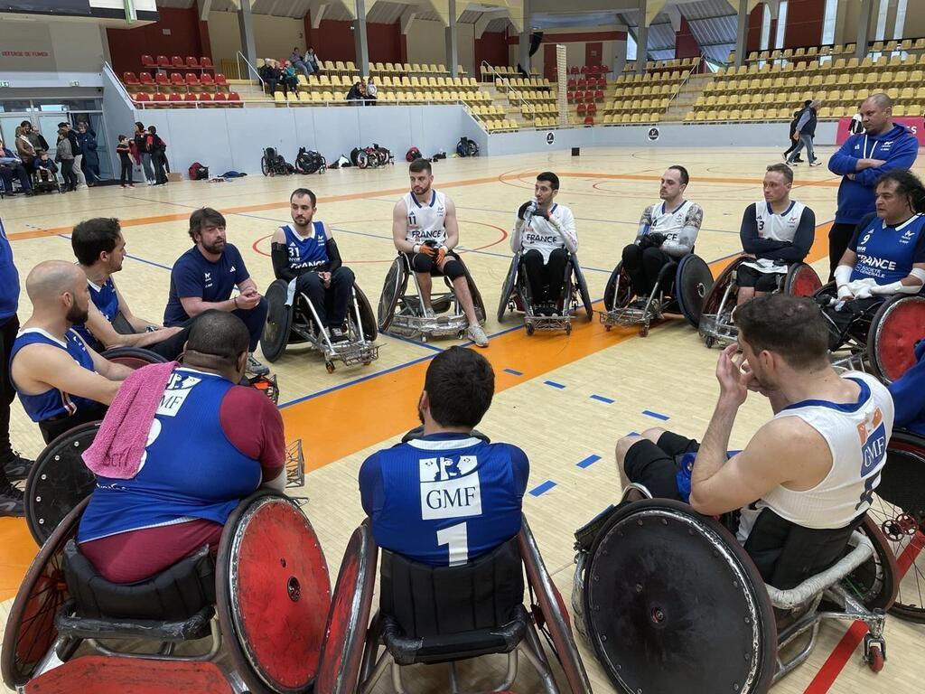 Jeux Paralympiques Rugby Fauteuil La Route Vers Lor Passe Par