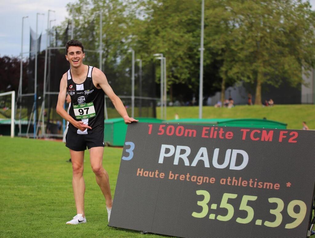 Athlétisme Le Pacéen Antoine Praud bat un record et se qualifie pour