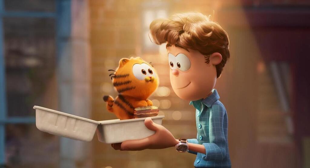 À Dinan le film danimation Garfield Héros malgré lui en avant