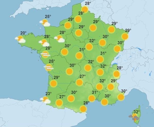 La Journ E La Plus Chaude De La Semaine Attendue Ce Mercredi Avant Des