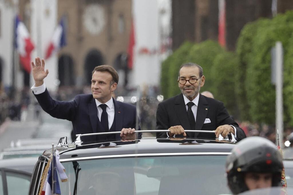 EN IMAGES Maroc Macron Accueilli Avec Faste Par Mohammed VI Pour