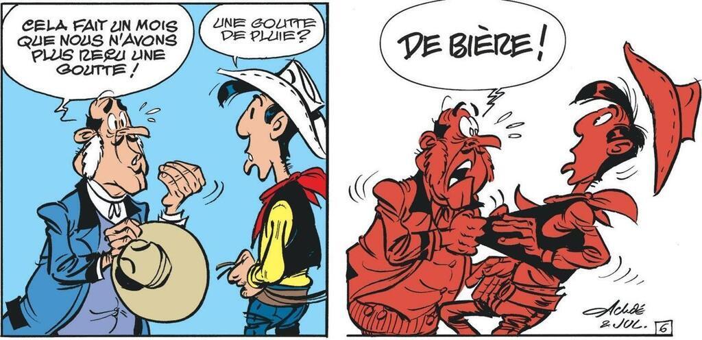 ENTRETIEN Jul Fait De Lucky Luke Un Cow Boy Sous Pression Dans Un