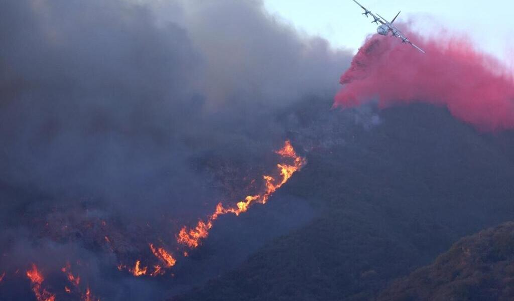 Incendies à Los Angeles la poudre rose larguée sur les feux pourrait