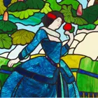 photo Maxime Echivard, La Dame à La Rose, 1912