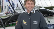 photo diaporama info vendée globe : bon vent à bernard stamm