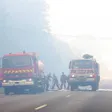 photo diaporama sorties incendie dans la forêt de saint-mars-la-brière  184467