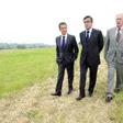 photo diaporama sorties nicolas sarkozy et françois fillon en visite à sablé-sur-sarthe 188066