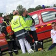 photo diaporama sorties orne. 150 personnes simulent un crash d’avion 211125