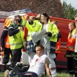 photo diaporama sorties orne. 150 personnes simulent un crash d’avion 211126