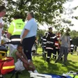 photo diaporama sorties orne. 150 personnes simulent un crash d’avion 211135