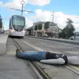 photo diaporama sorties tram. un faux accident à angers 211842
