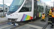 photo diaporama info tram. un faux accident à angers