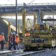 photo diaporama sorties chantier ferroviaire: la jonction entre les deux lgv réalisée à connerré 256728