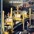 photo diaporama sorties chantier ferroviaire: la jonction entre les deux lgv réalisée à connerré 256739