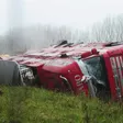 photo diaporama sorties fatines. retour en images sur l'accident, sur l'a 11, d'un camion transportant des bovins  280843