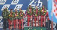 photo diaporama sport 24 heures du mans. tous les podiums en images 